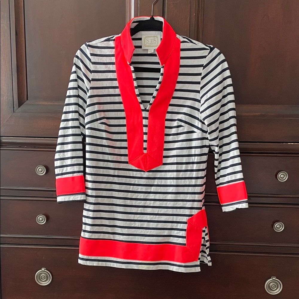 STS Sail to Sable cotton tunic top, size XS